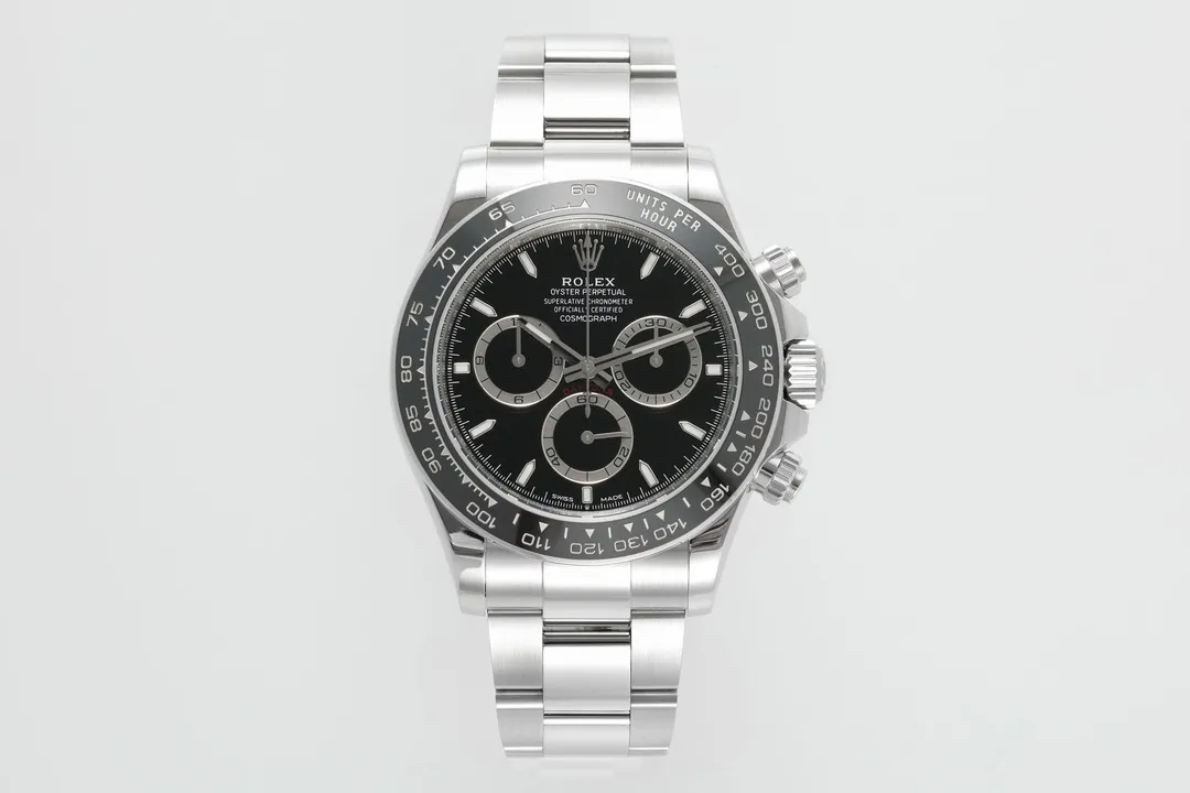 src_0-622.webp Rolex Daytona M126500LN Perfect Edition – Silver Stainless Steel, Black Dial, Chronograph Watch - Image 1