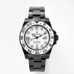 Rolex GMT-Master II Oreo – Black DLC Coated Case, Black & White Ceramic Dial, White Ceramic Bezel