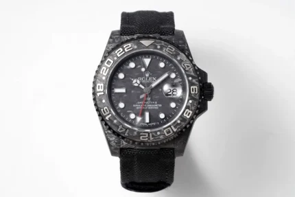 Rolex GMT-Master II – Black Carbon Fiber Case with Black Fabric Strap