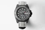 Rolex GMT-Master II Ultra-Limited Edition – Black Carbon Fiber Case with Grey Fabric Strap
