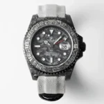 Rolex GMT-Master II Ultra-Limited Edition – Black Carbon Fiber Case with Grey Fabric Strap