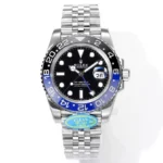 Rolex GMT-Master II Upgraded Version – Stainless Steel, Blue/Black Bezel, Oyster Bracelet