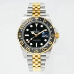 Rolex GMT-Master II GMT Black Dial Two-Tone Stainless Steel and Gold Watch