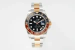 Rolex GMT-Master II Watch – Black Dial, Two-Tone Stainless Steel & Rose Gold, Ceramic Bezel