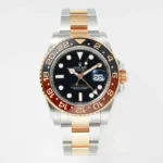 Rolex GMT-Master II Watch – Black Dial, Two-Tone Stainless Steel & Rose Gold, Ceramic Bezel