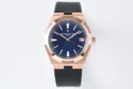 Vacheron Constantin Overseas 4500V Series – Rose Gold Case, Blue Dial, Rubber Strap Watch