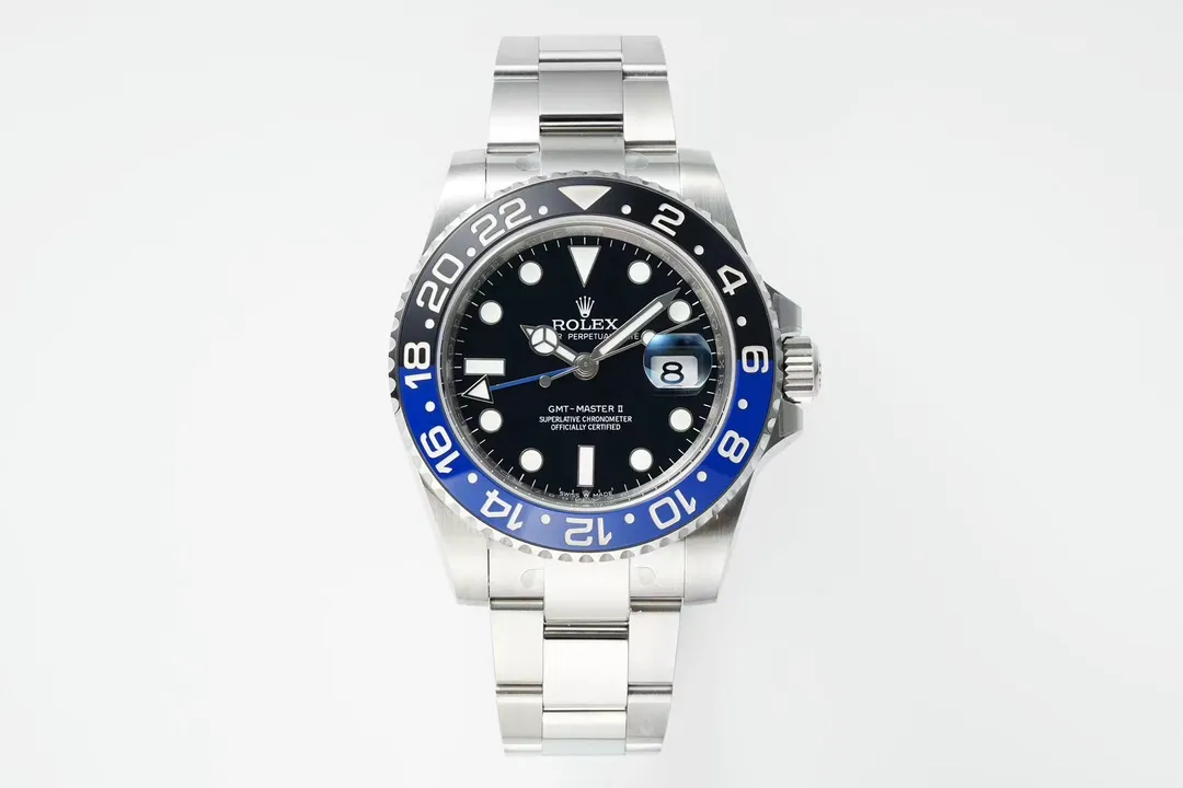 src_0-80.webp Rolex GMT-Master II Black/Blue Ceramic Bezel Stainless Steel Watch - Image 1