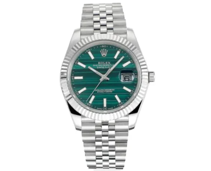 Rolex Datejust 41 Custom Malachite Dial Green Watch – F8 Exclusive Series