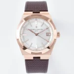 Vacheron Constantin Overseas 4500V Series – Rose Gold Case, Brown Rubber Strap, Luxury Automatic Watch