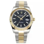 Rolex Datejust Two-Tone Black Dial Automatic Watch with 3235 Movement