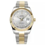 Rolex Datejust Two-Tone Silver Dial Automatic Watch with 3235 Movement