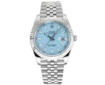 Rolex Datejust with Blue Dial and Oyster Perpetual Movement