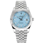 Rolex Datejust with Blue Dial and Oyster Perpetual Movement