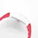 Richard Mille White Ceramic Red Strap Watch - Image 3