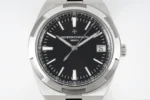 Vacheron Constantin Overseas 4500V Series – Black Dial, Rubber Strap, Luxury Steel Watch - Image 3