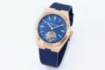 Vacheron Constantin Overseas Tourbillon – Rose Gold Case, Blue Dial, Rubber Strap - Image 3