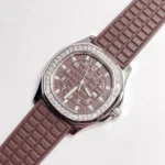 Patek Philippe Aquanaut Quartz Brown Watch - Image 3