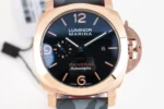 Panerai Luminor Marina Automatic Men’s Watch – Rose Gold Case, Black Dial, Camo Rubber Strap, 45mm - Image 3