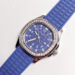 Patek Philippe Aquanaut Quartz Blue Watch - Image 3
