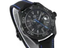 TAR Super TAG Heuer Series Watch – Black with Blue Stitching, Casual & Formal Style, 100m Waterproof, SW200 Movement - Image 9