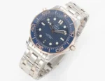 OMEGA Seamaster Planet Ocean 600m Co-Axial Master Chronometer 42mm Diver’s Watch – Blue Dial, Stainless Steel with Rose Gold Accents - Image 3