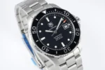 TAR Super Tag Heuer Series Watch – Silver Stainless Steel, Black Dial, Automatic Diver Style, 100m Waterproof - Image 3