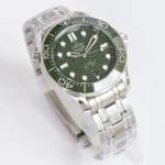 Omega Seamaster Green Ceramic Watch - Image 3