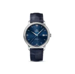 OMEGA DeVille Orbis Blue Leather Watch - Image 3