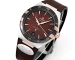 OMEGA Constellation Meteorite 41mm Brown Leather - Image 3