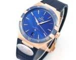 OMEGA Constellation Meteorite Blue Dial Watch (2) - Image 3