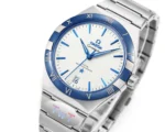 OMEGA Constellation Ceramic Blue Dial Watch - Image 3