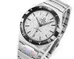OMEGA Constellation Ceramic Bezel Silver Watch - Image 3