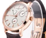 Vacheron Constantin Traditionnelle 83520/000R-9909 Rose Gold Mechanical Watch with Brown Leather Strap - Image 3