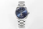 Longines Master Moonphase Watch Blue Dial Steel - Image 3