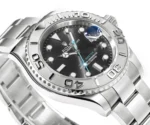 Rolex Yacht-Master 40 Stainless Steel Watch with Black Dial – Classic Elegant Design - Image 3