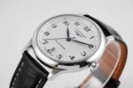 Longines Master Automatic White Dial Black Leather - Image 3