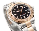 Rolex Yacht-Master 40mm Two-Tone Stainless Steel & 18k Everose Gold with Black Dial Automatic Watch - Image 3