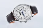 Longines Master Moonphase Chronograph L2.773.4.78.6 Silver Leather - Image 3
