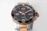 Longines Conquest Black Dial Two Tone Watch - Image 3