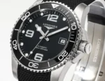 Longines Conquest Black Dial Rubber Strap (2) - Image 3