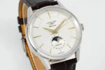 Longines Flagship Moonphase Watch Silver Brown - Image 3