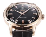 Longines Conquest Cyclops Rose Gold Black Leather - Image 3