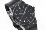 Hublot Classic Fusion Black Ceramic Watch with Alligator Strap – 42mm, Automatic Movement - Image 3