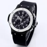 Hublot Big Bang 44mm Black Ceramic Chronograph Watch with Rubber Strap (2) - Image 3