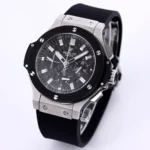 HUBLOT Big Bang 44mm Black Rubber Strap Chronograph Watch – Stainless Steel Case - Image 3