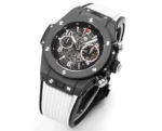 Hublot Big Bang Unico Colorful Ceramic Watch – Black with Rubber Strap, 45mm - Image 3