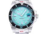 Rolex Submariner PARAKEET Custom Watch – Gradient Green Dial, Carbon Fiber Bezel, Stainless Steel - Image 3