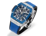 HUBLOT Spirit of Big Bang Blue Titanium & Resin Limited Edition Watch – Model 642.NX.0170.RX - Image 3