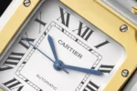 Cartier Santos de Cartier Watch Silver Gold White - Image 3