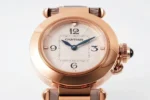 Cartier Pasha de Cartier Ladies Watch Rose Gold Leather Strap - Image 10